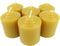 Beeswax Candle Works, 10-Hour Votives (Pack of 6) 100% USA Beeswax