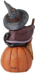 Enesco Jim Shore Heartwood Creek Black Cat on Pumpkin Mini Figurine