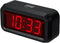 Timegyro Digital Alarm Clock,Battery Operated Only Desk Clock 1.2" Red LED Display 4 PCS AA Batteries Cordless Clock for Kids, Girls, Bedroom, Bedside, Desk, Shelf, Travel Upgrade Version (Black)