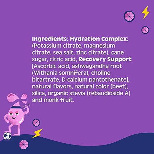 Bitsy's Swish Electrolyte Powder Packets, Hydration Drink Mix with Immunity Boosting Vitamin C, B2, Zinc & Electrolytes, Gluten Free Water Enhancer, Low Sugar, Natural Flavor, Pink Lemonade, 6 Sticks