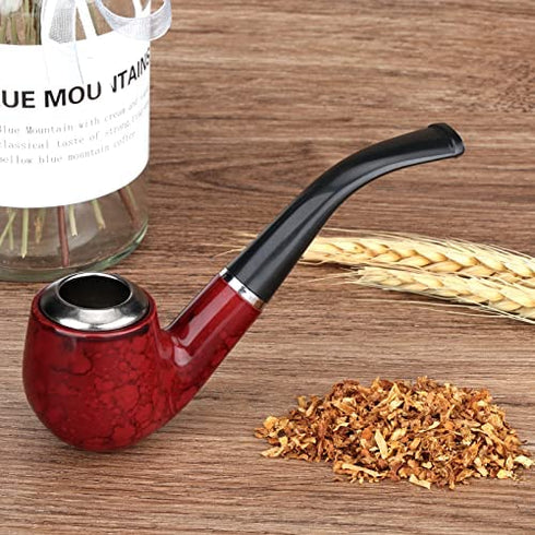 Scotte Captain Tobacco Pipe Red Smoking Pipe