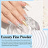 AZUREBEAUTY Clear Dip Powder Nail, Basic Transparent Nail Dipping Powder Crystal French Dip Nails Acrylic Nail Dip Art Starter Manicure Beginner DIY Salon Home Gift, No Need Lamp, 1 Oz/28g