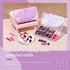 Press On Nails Neon Colors - 192 Pcs Short Coffin Acrylic Solid Fake Nails Glue On False Nails Kit for Women, 8 Solid Colors, Include Prep Pad, Tube Glue, Mini File, Cuticle Sticker and Adhesive Sticker