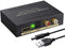 eSynic 4K HDMI Audio Extractor HDMI to HDMI + Optical TOSLINK SPDIF + Analog RCA L/R Stereo Audio Video Spiltter Adapter Converter Support 4K@30Hz 1080P Full HD 3D for Blu-ray Player PS3 PS4