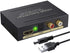 eSynic 4K HDMI Audio Extractor HDMI to HDMI + Optical TOSLINK SPDIF + Analog RCA L/R Stereo Audio Video Spiltter Adapter Converter Support 4K@30Hz 1080P Full HD 3D for Blu-ray Player PS3 PS4