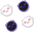 GeekShare 4PCS Cute Ghost Halloween Thumb Grip Caps,Soft Silicone Joystick Cover Compatible with Nintendo Switch / OLED / Switch Lite