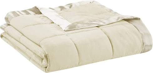 Madison Park Down Alternative Blanket Hypoallergenic 3M Scotchgard Stain Resistant Bedroom Bedding, Standard King, Windom Ivory