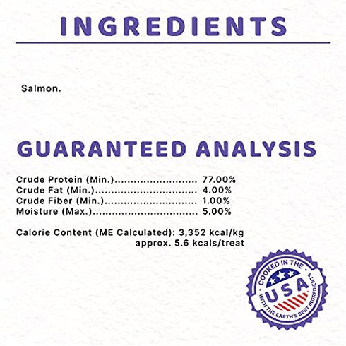 Halo Freeze Dried Raw Cat Treats, Salmon Recipe, Cat Treats Pouch, All Life Stages, 1.6-OZ Pouch