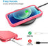 SPORTLINK Compatible with iPhone 12 Pro Max Waterproof Case - Full Body Shockproof Dustproof Phone Screen Protector Rugged Cases for iPhone 12 Pro Max 6.7 Inches Pink