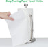 Easy Tear Paper Towel Holder Countertop, Stainless Steel Paper Towel Holder Standing, Weighted Paper Towel Holders Counter with an Adjustable Spring Arm Upright Vertical Paper Towels Organizer