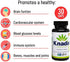 Knadix Hemp Oil Capsules Extract for Pain Support - Natural Stress Relief and Immune Support with Omega 3-6 Vitamins and Minerals