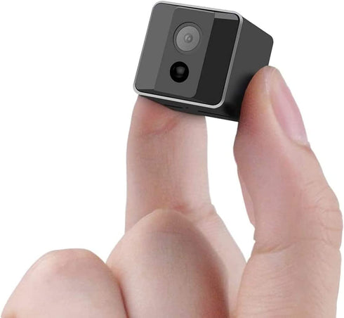 Mini Spy Camera 1080P Cop Spy Cam As Seen On TV-Spy Camera Wireless Hidden-Mini Camera Spy Wireless-Hidden Spy Camera -Nanny Cam with Night Vision and Motion Detection-Built-in Battery-No WiFi Needed
