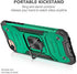 Reejax iPhone SE 2020 Case,iPhone 7 Case,iPhone 8 Case with Screen Protector,Heavy Duty Rugged Cover with Magnetic Ring Kickstand,Protective Phone Case for iPhone 7/8/SE 2020 Dark Green