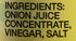 HOWARD'S Onion Seasoning Bottled Juice | Gluten-Free, All Natural, Shelf Stable | 5 Ounce