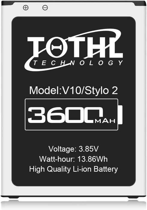 3600mAh LG Stylo 2 Battery, 2022 New Battery for LG Stylo 2 Plus MS550 K550 LG BL-45B1F Stylo 2V VS835 K540 LS775 L81AL K550 Battery-Black
