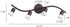 CANARM LTD. IT356A04ORB10 James 4 Bulb Track Light, Oil Rubbed Bronze