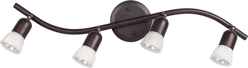 CANARM LTD. IT356A04ORB10 James 4 Bulb Track Light, Oil Rubbed Bronze