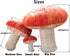 Ichesun 3D Creative Vivid Mushroom Pillow Gift Plush Throw Pillow (7"(Small Size/18cm))