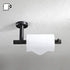 JQK Toilet Paper Holder Oil Rubbed Bronze, 5 Inch 304 Stainless Steel Tissue Paper Dispenser for Bathroom, Hold Mega Rolls Wall Mount, TPH100-ORB