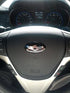 Exotic Store 7 Pieces 2010-2017 Fit for Hyundai Genesis "ART OF SPEED"Coupe Chrome Black WING Logo Front+ Trunk+ Steering wheel+ Rim center Caps Stickers TURBO Kit Emblem Badges (CHROME)