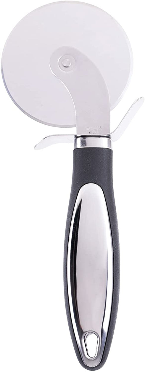 Pizza Cutter Quality Stainless Steel Pizza Cutter Wheel, Pizza Wheel, Super Sharp Pizza Slicer with Non Slip Handle, Easy to Clean Dishwasher Safe Heavy Duty Smooth Rotating - Top Rated