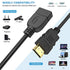HDMI Extension Cable 2 Pack , Electop Support 4K & 3D 1080P High Speed HDMI Male to Female Extender Adapter Converter for Google Chrome Cast,Roku Stick,TV Stick,HDTV,PS3/4,Xbox360,Laptop and PC