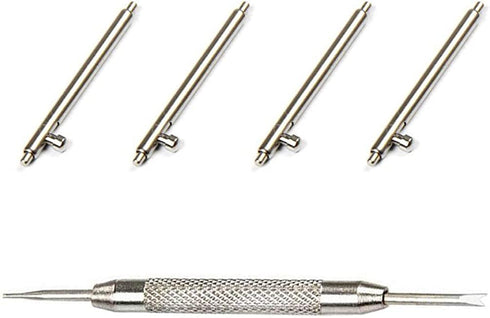 Sankel 20mm Quick Release Spring Bars Pins,4PCS Stainless Steel Watch Replacement Band Spring Bars Strap Link Pins Diameter 1.5mm + Spring Bar Tool for Samsung Galaxy Watch 4/Active 2/Galaxy 42mm