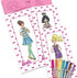Barbie Fashion Plates All in One Studio Sketch Design Activity Set – Fashion Design Kit for Kids Ages 6 and Up