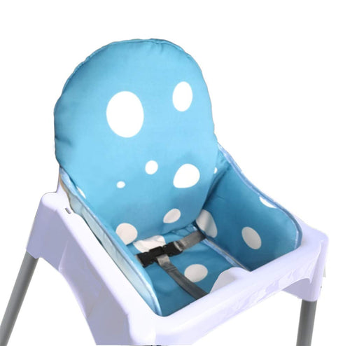 ZARPMA Highchair Cushion for IKEA Antilop Highchair , New Version Baby Highchair Seat Covers, More Thick, Washable Foldable, Child Chair Insert Mat Padding (Blue)
