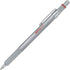 Rotring 600 Ballpoint Pen, Medium Point, Black Ink, Silver Barrel, Refillable, 1 Count (Pack of 1)