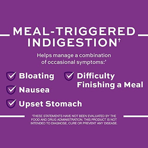 FDgard Dietary Supplement to Help Manage Meal-Triggered Indigestion†, 72 Capsules (Packaging May Vary)
