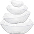 Exquisite Pack Of 12 Disposable Plastic Serving Bowls For Parties | 8 oz Clear Plastic Bowls For Parties I Disposable Serving Bowls For Salad Bar Buffet Containers | Small Serving Bowls For Candy