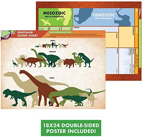 The Young Scientist Prehistoric Animal Card Games, 4 Prehistoric Card Games for Age 5 and Up: Matching, Bingo, Memory, Trivia, Hands-On Educational STEM Fun, Kids Card Games