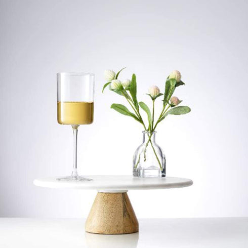 JoyJolt White Wine Glasses Claire Collection 11.4 Ounce Wine Glasses Set of 2 Deluxe Crystal Glasses with Ultra-Elegant Design Ideal for Home Bar, Kitchen, Restaurants Made in Europe