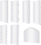 LIFVCNT 7 Pcs Clear Acrylic Cake Scraper Decorating Comb Set, Cake Icing Scraper Smoother Toolset for kitchen, 11 Patterns for DIY Cream Cake Decorating Mousse Kitchen Supplies for Bread Dough Fondant