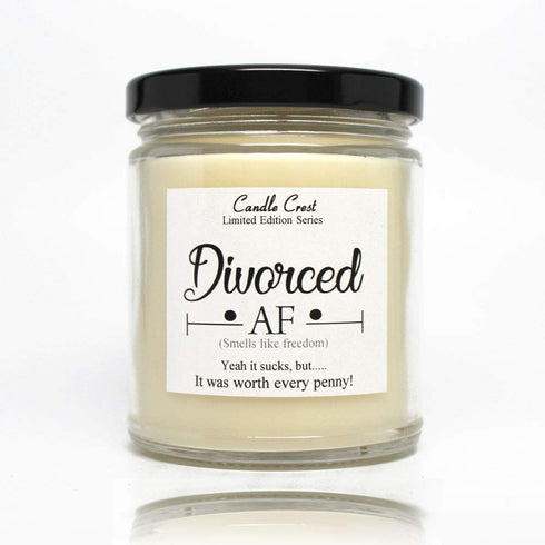 Divorced AF 9oz Scented Soy Candle