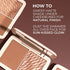 COVER FX Monochromatic Bronzer Duo - Sunkissed Bronze - Soft Matte and Luminous Shimmer Powder Bronzer Makeup - All Skin Types - 0.51 Oz