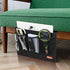 HAKACC Bedside Caddy / Bedside Storage Organizer,Remote Control Holder Armchair Organizer Couch Caddy Sofa Armrest Bag for tablet Magazine Phone Remotes, Black