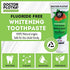 Dr Plotkas Natural Fluoride Free Whitening Toothpaste by Mouthwatchers | Organic Propolis and Fresh Organic Mint | Sensitive Teeth and Gums | | 3 Oz. Tube