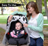 Car Seat Covers for Babies, Breathable Infant Car Seat Cover Baby Car Seat Cover Carseat Canopy with Peekaboo Opening, Newborn Universal Fit Car Seat Cover Baby Essentials for 4 Seasons