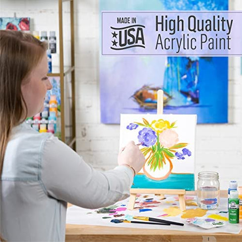FolkArt Acrylic Paint in Assorted Colors (2 oz), 2548, Apple Red