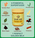 Shudh India Golden Milk Powder (Turmeric Latte) Turmeric 9 Superfood Blend - Non-GMO,Vegan