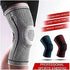 YOUTIFAN 2pcs Knee Brace Compression Sleeve for Knee Pain - Professional Knee Brace, Elastic Knee Wraps Patella Stabilizer with Silicone Gel Spring Support,Knee Support