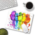SHALYSONG Mouse pad Small Computer Mouse pad, Watercolor Parrot Mouse pad, Non-Slip Rubber Mouse pad with Personalized Animal Custom Design
