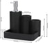 Lotion Pump Dispenser with Soap Sponge Holder-TAUVLL Soap Dispenser Pump Bottle with Brush Holder for Kitchen Sink and Bathroom Countertop Storage and Organization? Matte Black