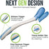 Juvo Toilet Aid - 18” Long Reach Personal Wiping Aid with Hygienic Cover - Easy Use Comfort Self Wiper for Toileting (SATA01)