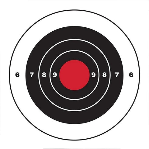 Birchwood Casey Eze-Scorer 8-Inch Bull's-Eye Paper Target - 26 Sheet Pack