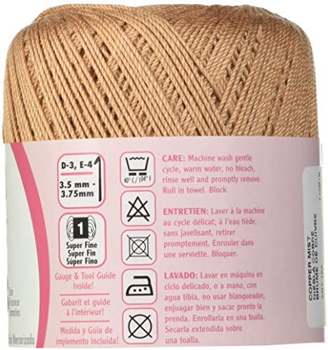 Aunt Lydia Fashion Crochet Thread, 3, Copper Mist