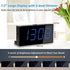 Super Loud Alarm Clock with Bed Shaker, Vibrating Alarm Clock for Heavy Sleepers Hearing Impaired Deaf Teens, Dual Alarm Clock with 7.5’’ Large Display, USB Charger, Dimmer, Snooze & Battery Backup