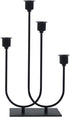 smtyle Black Candle Holders for Taper Candles Set of 4 Candelabra with Iron-0.8" Diameter Candlestick Ideal for for Table Centerpiece